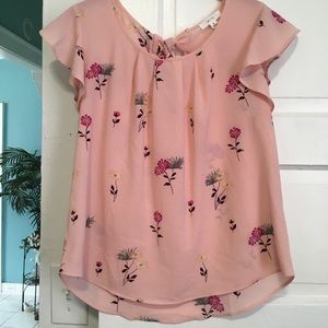 Pink Floral Top